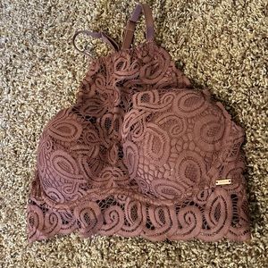 Small Light Pink Lace Victoria’s Secret Bralette with Padding